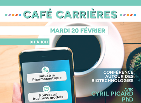 Affiche cafés carrières IONIS STM